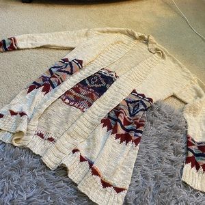 patterned sweater